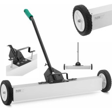 MSW Magnetinė šluota vinių drožlėms rinkti ant 75 cm pločio ratukų
