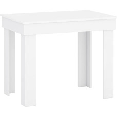 Valgomojo stalas Virtuvės stalas Valgomojo stalas Valgomojo virtuvė Minimalistinis stilius Mažas (Baltas ąžuolas Auksinis) (Balta)