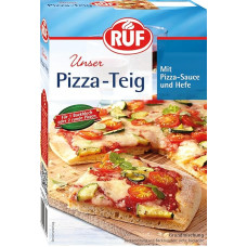 RUF Vegan Pizza Dough, Basic Mix for a Yeast Dough, Mixture for a Pizza Sauce Included, Suitable for Pizza Stone, Pack of 1, 1 x 315 g