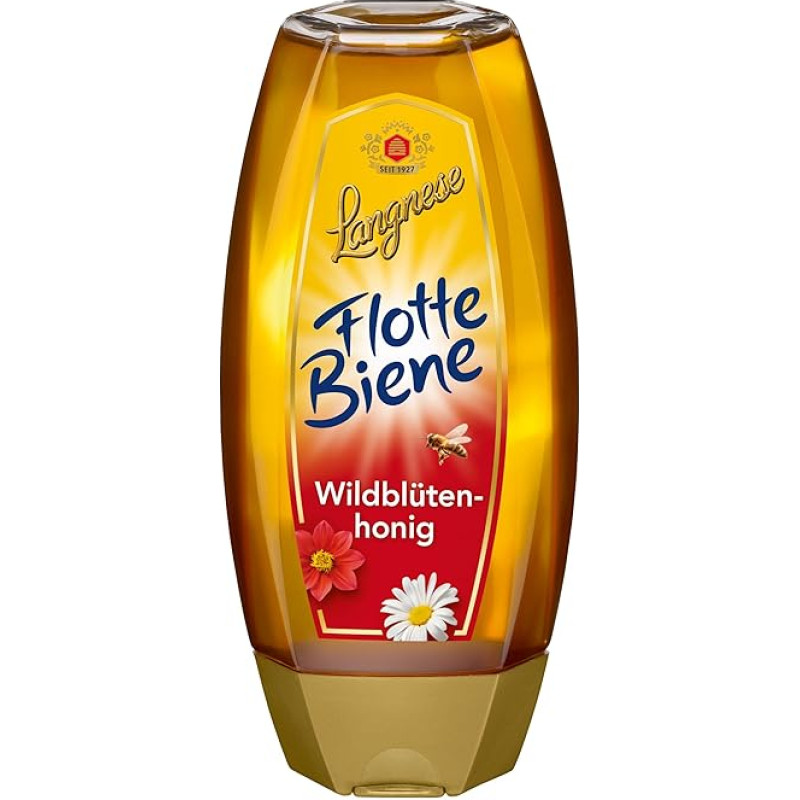 Langnese Flotte Bee laukinių žiedų medus 500g