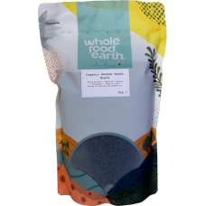 Wholefood Earth Ekologiškos sezamo sėklos juodos 1 kg Žalios, be GMO, veganiškos, sertifikuotos ekologiškos