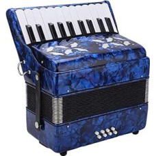 Professional Accordion, 22 Keys and 8 Bass, Accordion Accordion, Button Accordion, Standard Design, International Standard Size, Beginner Accordion, Musical Instrument