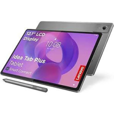 Lenovo Idea Tab Plus Tablet | 12.1 Inch 2.5K LCD Display | 16:10 | MediaTek Dimensity 6400 | Integrated Arm Mali-G57 Graphics | 8GB RAM | 128GB Memory | Android 15 | Luna Grey Colour | Includes Pen