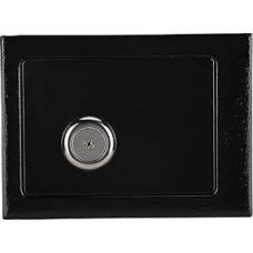 Didelio saugumo seifas su rakto užraktu Stipri plieninė dėžutė, skirta namų biurui, pinigams 23 x 17 x 17,3 cm