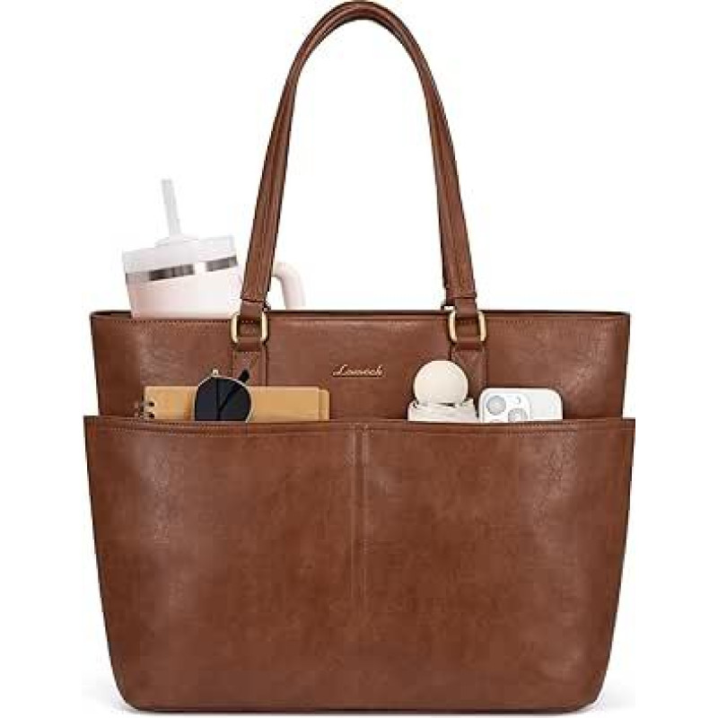LOVEVOOK Rankinė Damen Groß, Laptoptasche, Shopper Tasche Elegant, Handtaschen für Damen, Arbeitstasche, Business Taschen, Lehrertasche, für Alltags, Einkaufen, Uni und Büro