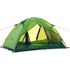 Naturehike Ultralight Silicone Tent Camping Tent 2 Person Tent Lietaus nepraleidžianti palapinė Camping Hiking 3-4 Season Tent (Green)