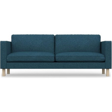 comfortly Pakaitinis užvalkalas 3 vietų sofai Rankų darbo, suderinamas su Karlstad sofa - tik užvalkalai (Heavy Duty, mėlynas)