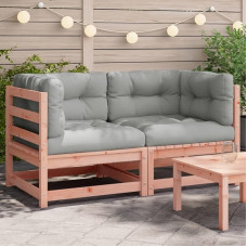 Homgoday kampinės sofos Sodo pagalvėlė 2 Pack Solid Wood Douglas Fir Sofos Lauko lova Sofa Sofa Sofa Sodo Sofa Svetainės Sofa Patio Lauko baldai