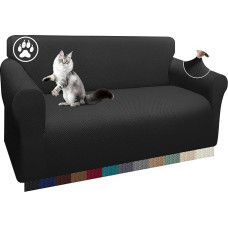 1 vnt. storas sofos dangtelis Unikalus modelio sofos dangtelis 2 sėdimųjų vietų sofos dangteliui (2 sėdimųjų vietų, juodas)