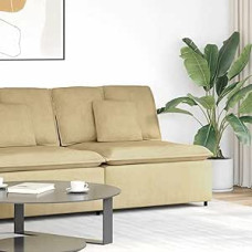 Modulinė vidurinioji sofa, pilkai žalia, velvetinis audinys, patogumas ir dizainas, sofos modulį galima derinti Modelis4104441