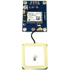 GPS Module with NEO-6M and Ceramic Antenna for Arduino and Flight Controller, UART, u-blox Compatible