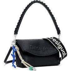 Desigual Shoulder Bag Half Logo Trokel Shoulder Bag Black