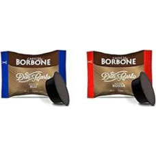 Caffè Borbone Don Carlo Coffee Capsules, Blue Mix - 100 Pieces & Coffee Capsules Don Carlo, Red Mix - 100 Pieces - Compatible with Lavazza Coffee Machines * A Modo Mio®*