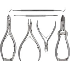 Nagų kirpimo žnyplės - podologijos priemonių rinkinys 