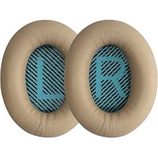 kwmobile 2 x Ear Pads Compatible with Bose Soundlink Around-Ear Wireless II - Headphones Ear Pads Made of Sheepskin Leather Cushion for Over Ear Headphones