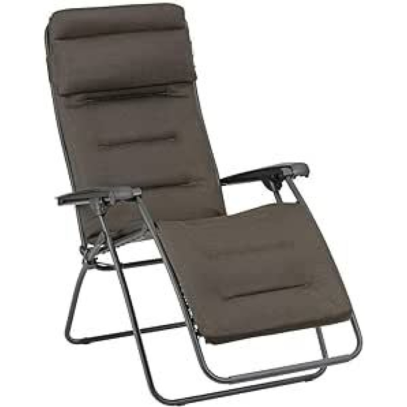 Lafuma MOBILIER Zero Gravity RSX Clip Paminkštintas krėslas sodui ir patalpoms Aukštos kokybės AirComfort audinys Universalus terasinis krėslas Didžiausias komfortas Pagaminta Prancūzijoje