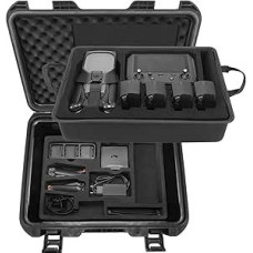 Smatree kietas dėklas DJI Mavic Air vandeniui atspariam dronui, skirtas Mavic 3, nugarėlė: