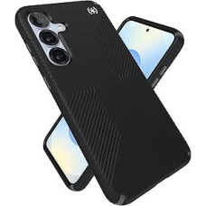 Speck Samsung Galaxy S25 Plus Case, 3.5M Drop Protection, Non-Slip Grips, Samsung S25 Plus Case, Raised Bezel and Upgraded Buttons, Presidio 2 Grip, Black/Slate Grey (1-Pack)