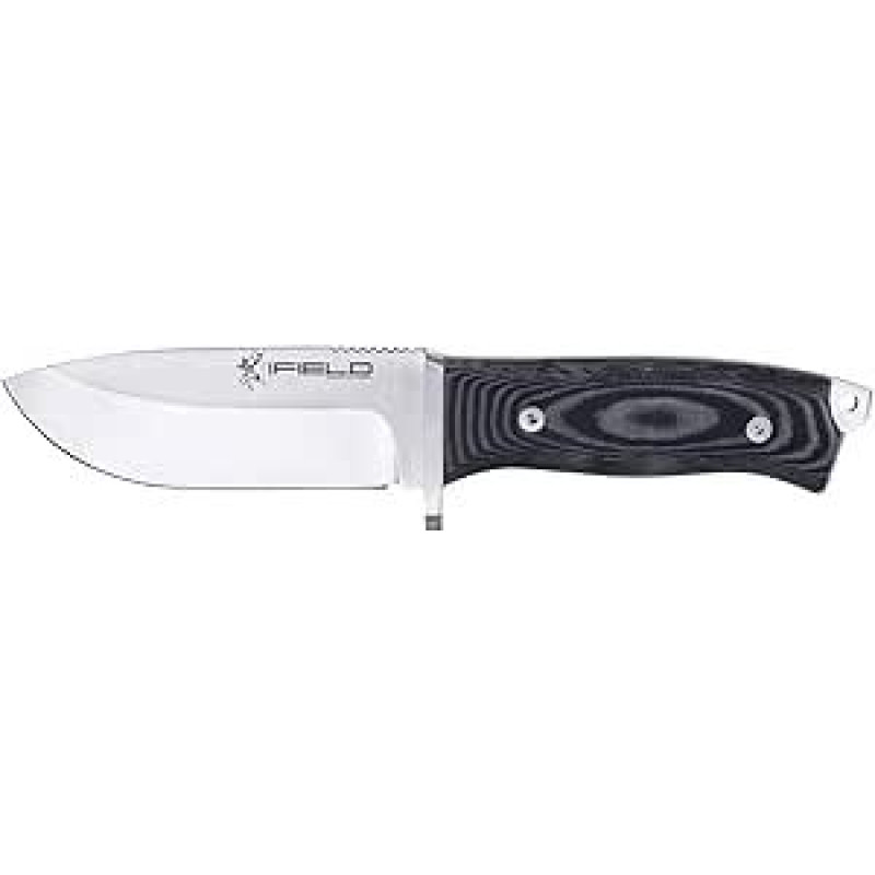 IFIELD treniruotės medžioklinis peilis išgyvenimo peilis su satino ašmenimis MOVA Blade Belt Knife with Blade Size 4.6 Inch Camping Equipment for Fishing, Hunting, Sports Activities