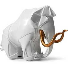 HAUCOZE Mamutas Figūros Menai Šiuolaikinė skulptūra Skulptūra Gyvūnas Dovanų dekoras Polirezinas 22 cm