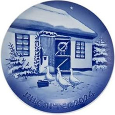 Royal Copenhagen Bing & Grøndahl Collectibles 1070759 2024 Christmas in the Countryside Porcelianinė lėkštė Skersmuo 18 cm Mėlyna