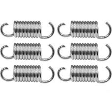 Fromann 6 Pcs 10 Turn Electric Sofa Chair Replacement Spring Double Hook Mechanism Tension Springs