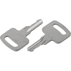 455 Zündschlüssel 8er Set kompatibel mit schweren Baumaschinen wie Gabelstaplern plus Aufzügen, stabiles Eisen als Ersatz für Plus Ersatzausrüstung