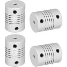 išteklių žemėlapis Lanksčios kupplungos, 3 mm bis 3 mm, Gelenkverbinder aus Aluminiumlegierung, lanksčios Wellenkupplungen, Motorkupplung für 3D-Drucker, CNC-Maschine, Motorführung, DIY-Encoder D25 x L 19 mm