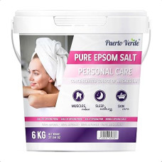 - Epsomo druska 6 kg Koncentruoto magnio šaltinis. 100% natūralios kilmės Epsomo druska. Vonios druskos, skirtos raumenų skausmams, streso malšinimui ir geram miegui. Europos gamybos