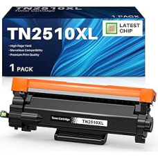 INK4U TN2510XL toneris 3000 puslapių Suderinamas su Brother TN2510XL TN2510 toneris Suderinamas su Brother HL-L2400DWE,HL-L2445DW,DCP-L2620DW,DCP-L2660DW,DCP-L2665DW,MFC-L2800DW,MFC-L2827DW MFC-L2835DW