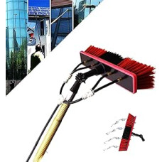 15 m teleskopinis strypas su vandeniu Stiklo stogo PV sistemos valymo įrenginys 