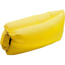 TURIM Inflatable Sofa Air Sofa Air Lounger with Portable Package Air Bed Portable Lazy Lounger for Camping, Beach, Park, Beach Yellow