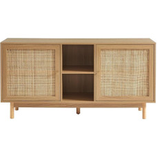 BAÏTA Helena Sideboard Oak and Wicker 150 cm