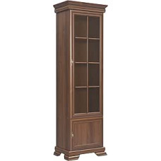 Baldai24 Kora KRW1 Samoa King Standing Display Cabinet Svetainės spinta su 2 durimis