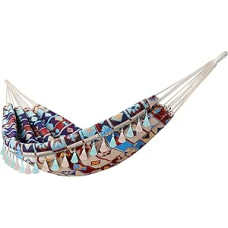 LILANYA Double Macrame Hammock Max 190kg Indoor Outdoor Patio Yard Garden Beach Holiday