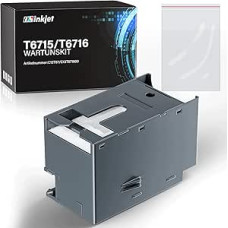 T6715 T6716 priežiūros dėžutė, suderinama su Workforce WF-4720 WF-4725 WF-4730 WF-C5210 WF-C5710 WF-C5790, rašalo atliekų talpykla T6715 T6716 priežiūros dėžutė, C13T671500 C13T 67160660 US