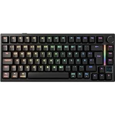 GK GAMAKAY TK75HE V2 75% greito paleidimo belaidė žaidimų klaviatūra su TFT ekranu, QWERTZ vokiško išdėstymo BT/2.4GHz/USB-C 8KHz 0.005 mm RT, Hall efekto magnetinio jungiklio klaviatūra (magnetinis feniksas)