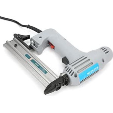 Elektrinis vinių pistoletas, vinių susegimo įtaisas, suspausto oro susegimo įtaisas, elektrinis susegimo vinis, vinių įrankiai, vinis, sąvaržėlė, elektrinės vinys baldų gamybai, baldų apmušalams