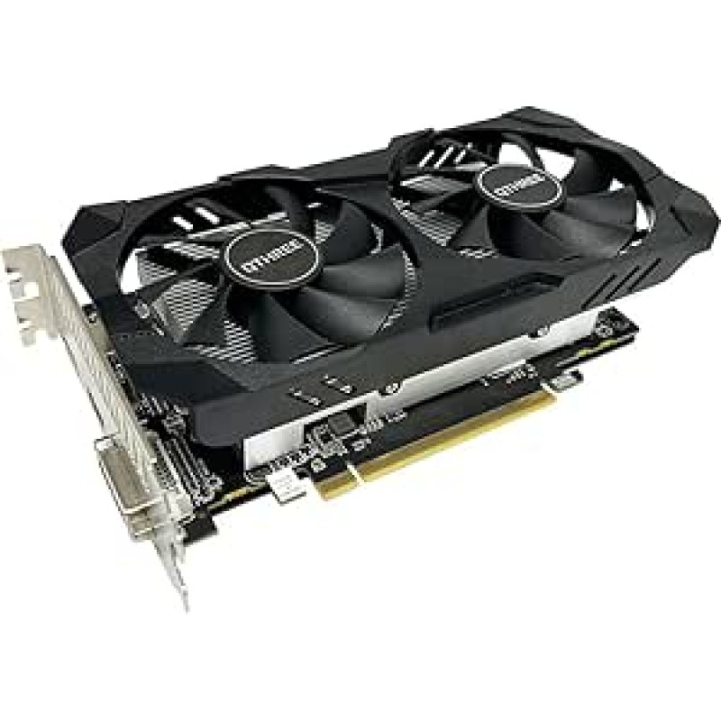 QTHREE Radeon RX 560xt 8GB GDDR5 128 bitų vaizdo plokštė, HDMI, DVI-D, DisplayPort, žaidimų kompiuterio vaizdo plokštės, GPU, PCI Express x16 3.0, DirectX 12, 6 PIN maitinimo šaltinis