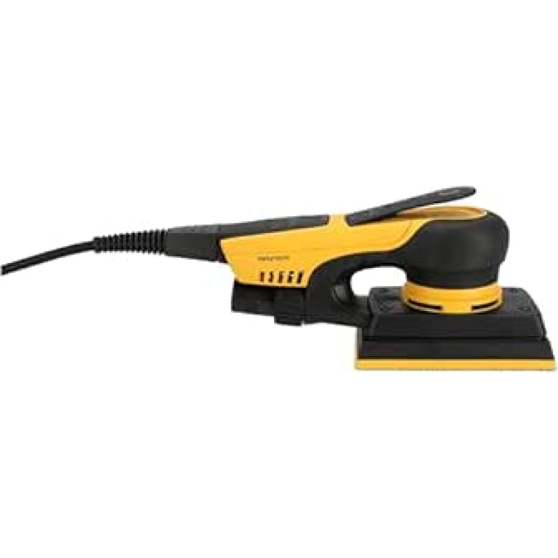 Mirka DEOS II 353 orbitinis šlifuoklis 81 x 133 mm 300 W mažos vibracijos šlifuoklis medienai, gipskartoniui ir metalui šlifuoti be dulkių su 