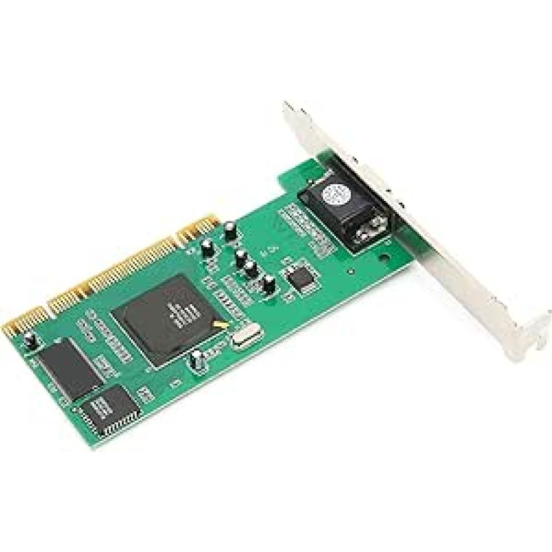 Akozon Vaizdo plokštė VGA PCI 8 MB 32 bitų stalinių kompiuterių priedai Daugiafunkcinis ekranas ATI Rage XL vaizdo plokštėms, skirtoms kompiuteriui