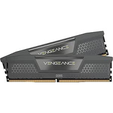 CORSAIR VENGEANCE DDR5 16GB (2x8GB) DDR5 5200MHz CL40 AMD EXPO Intel XMP iCUE suderinama kompiuterio atmintis - pilka (CMK16GX5M2B5200Z40)
