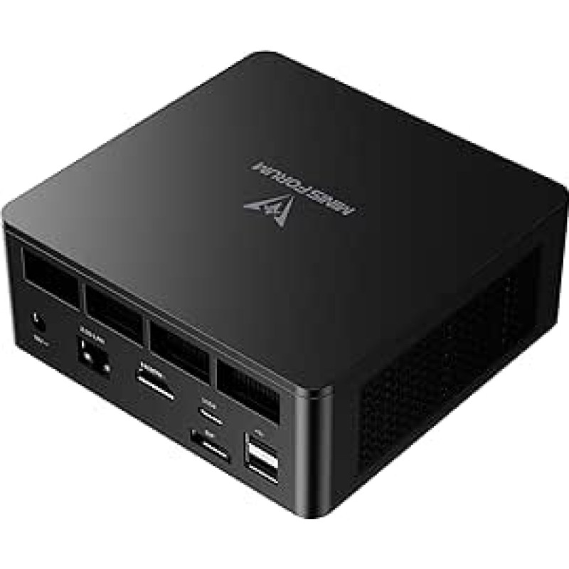 MINIS FORUM mini kompiuteris UM760 Slim, AMD Ryzen 5 7640HS, 6 branduoliai/12 gijų iki 5,0 GHz, 16 GB DDR5 RAM, 1 TB PCIe4.0 SSD, HDMI/DP/USB4 išvestys, 2,5G LAN, 