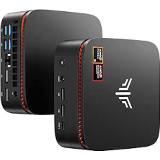 NiPoGi Gust G1 Mini Gaming PC W-11 Pro AOM Ryzen 9 8945HS (8C/16T, Biz to 5.2GHz) 32GB DDR5(16GB*2) 5600MHz/1TB M.2 NVMe SSD, Mini Computer WiFi6E/BT5.2/4K Triple Display USB 4.0 Type-C+DP 2.0+HDMI