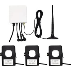 3 Phase Bidirectional WiFi Electricity Energy Meter with Clamp App Monitor Solar PV Import and Export Energy(300A)