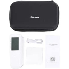 Digitales Glanzmessgerät mit Schneller Messung für Lackbeschichtungen, USB-Glanzmessgerät für Metallkeramik, Unterstützt PC-Software, Tragbares Zur Qualitätskontrolle