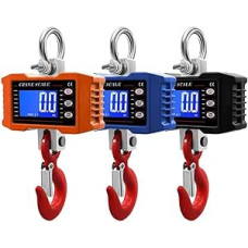 Digitale Kranwaage, industrielle elektronische Waage, elektronische Kranwaage, 1T Hakenwaage, 300 kg, elektronisches Wiegen, kleine kabellose Direktsicht-Kranwaage für den Innenbereich, Bauernho