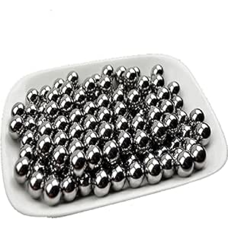 Rutuliniai guoliai, guolio rutuliukai, guolio plieniniai rutuliukai, mažo tikslumo plieniniai rutuliukai, didelio tikslumo, 10 vienetų (16,3 mm)