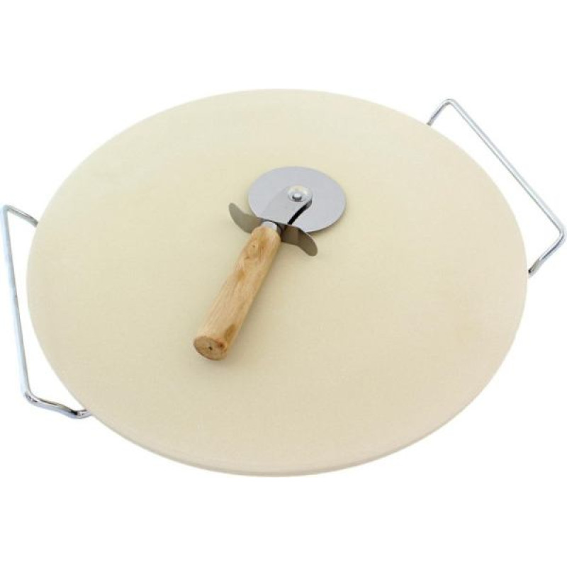 ATL AG680 Pizza stone 33cm + knife