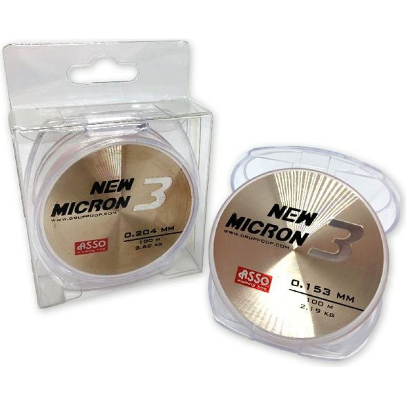 ASSO New Micron 3 Monofilament Fishing Line